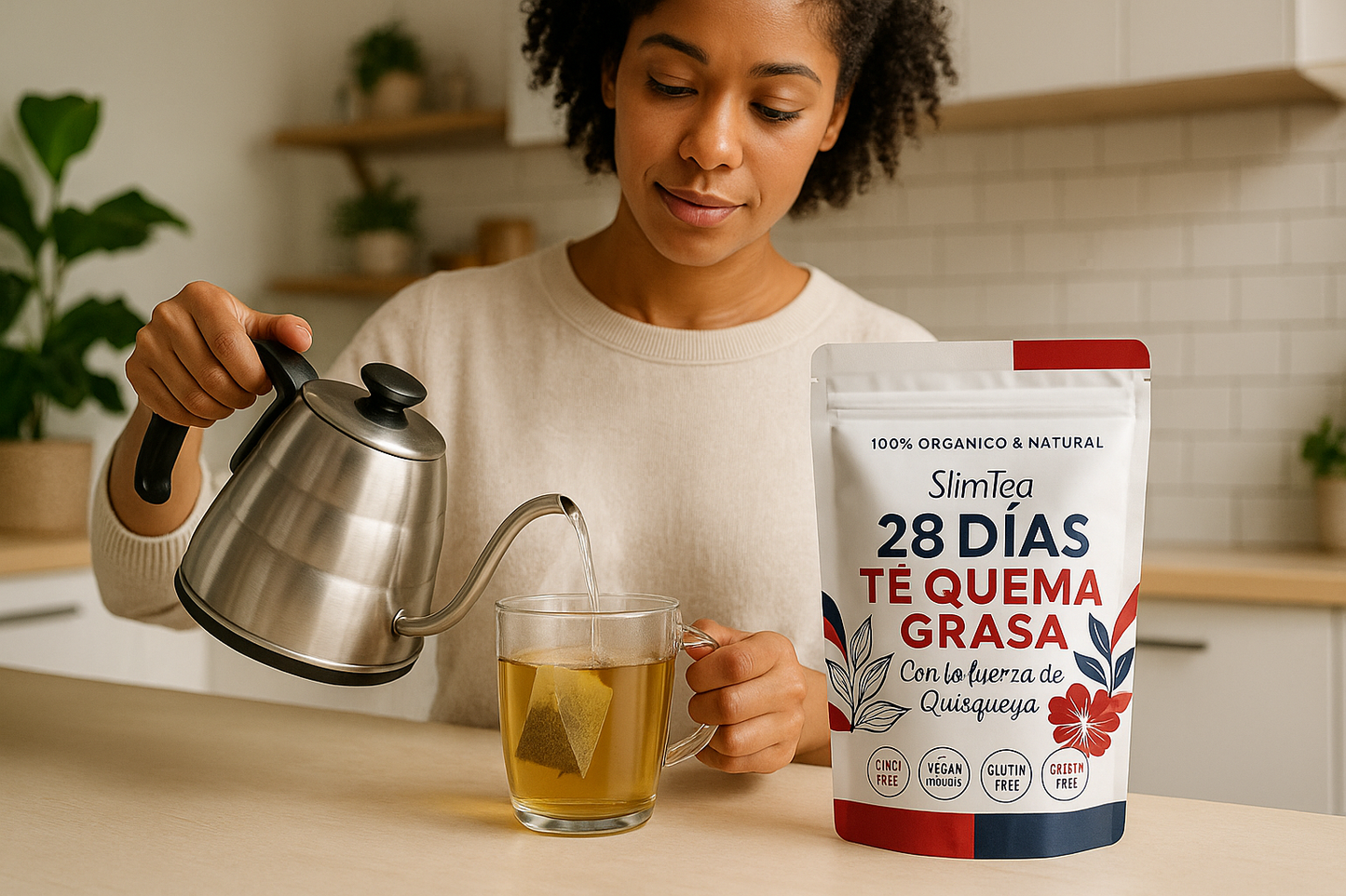 SlimTea 28 Días – Té Quema Grasa Natural