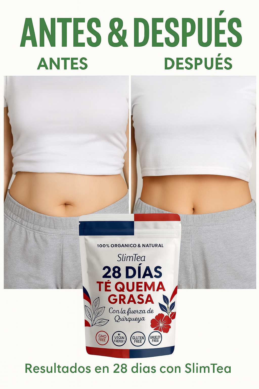 SlimTea 28 Días – Té Quema Grasa Natural