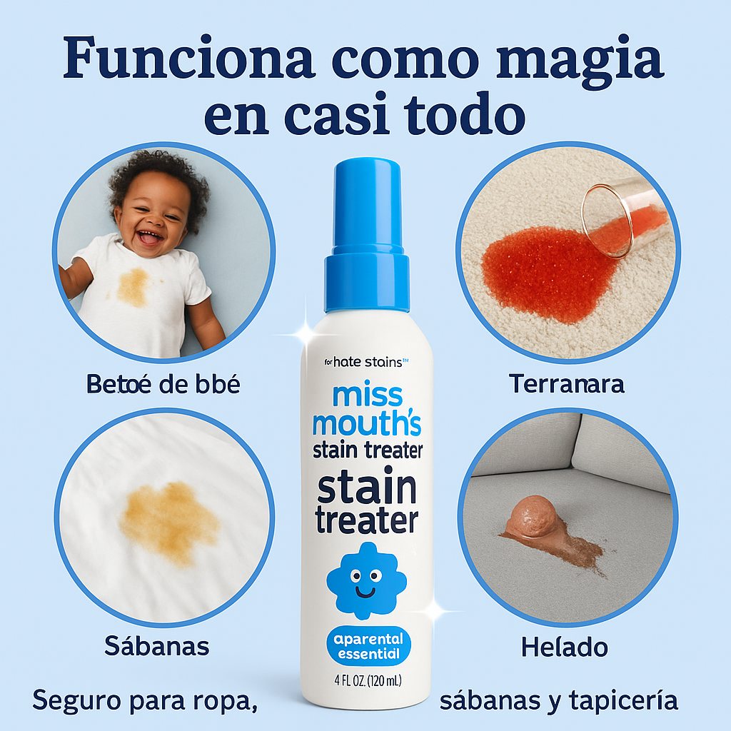 🧴Quitamanchas Miss Mouth’s – “El Aliado de los Padres” (300 ml)