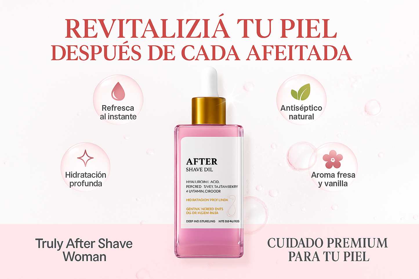 🌸✨ Truly After Shave Woman – Frescura, Cuidado y Suavidad en tu Piel ✨🌸