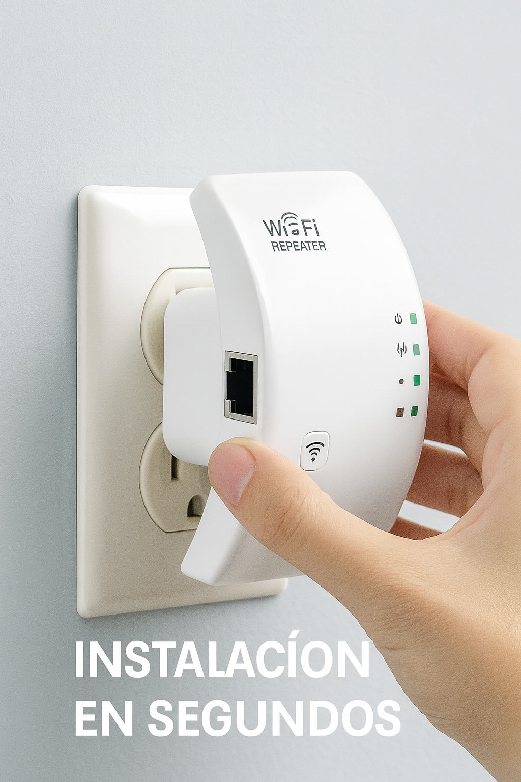 🔌 Repetidor WiFi Inalámbrico-N | Amplificador de Señal 300Mbps