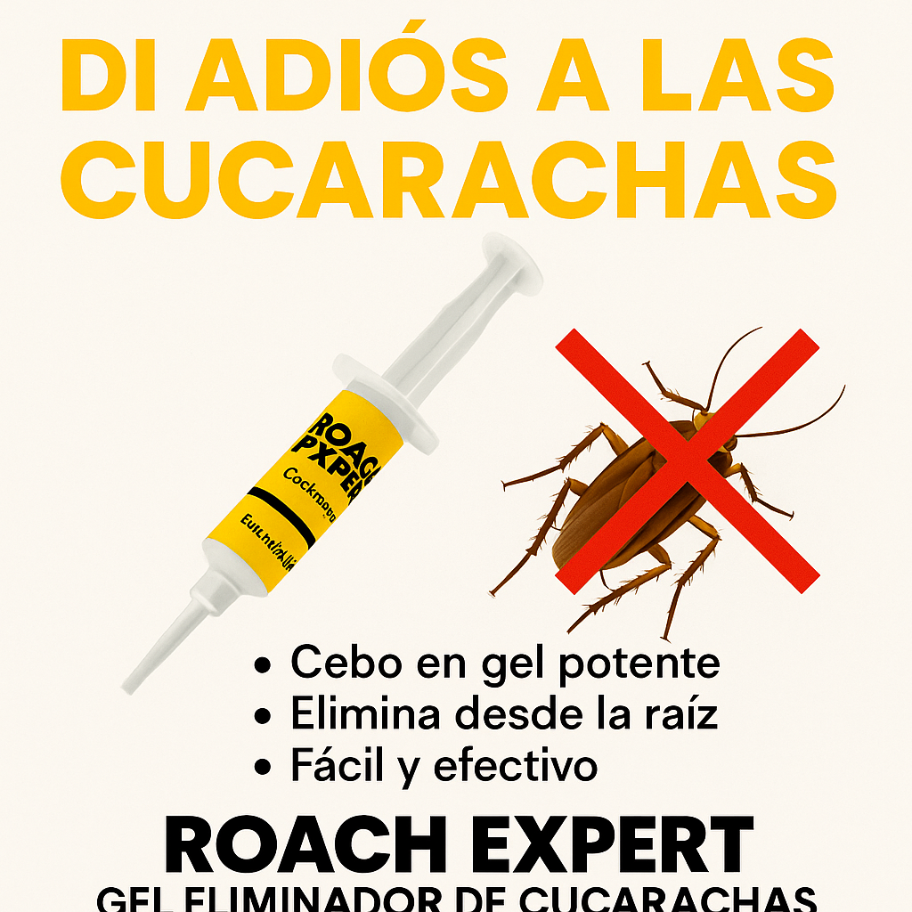 Roach Expert Gel Eliminador de Cucarachas – 5g