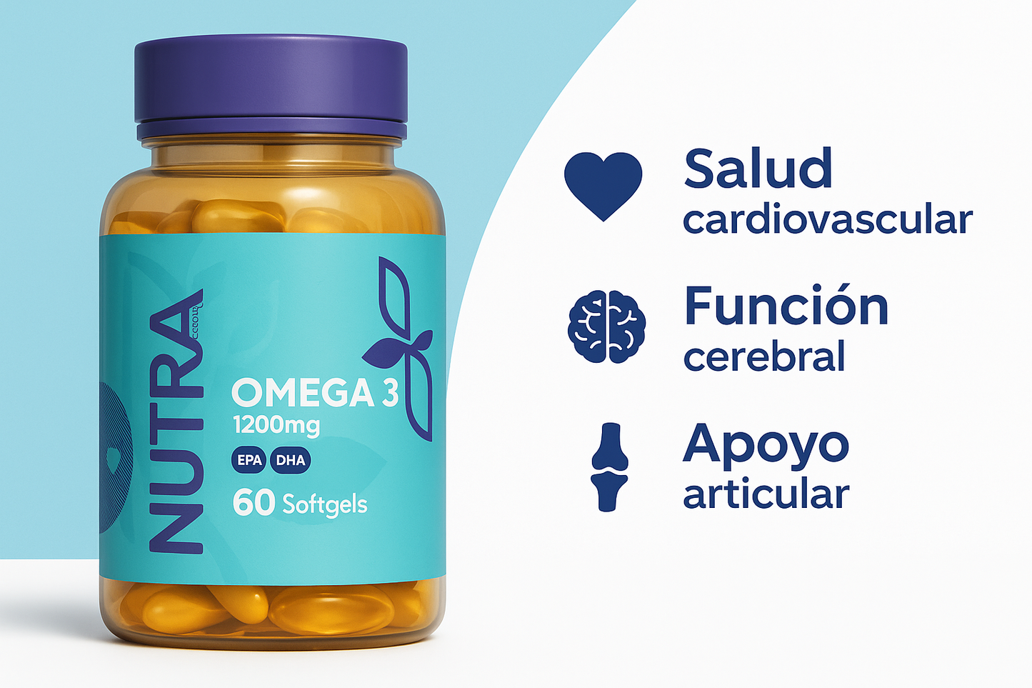 Omega 3 Nutra – 60 Cápsulas Blandas