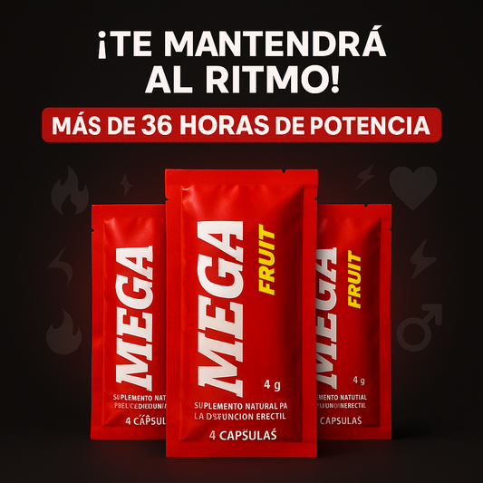 MegaFruit Potenciador Masculino – 4 cápsulas