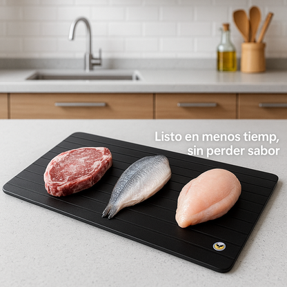 Tabla Descongeladora Rápida – Sin Electricidad ni Microondas