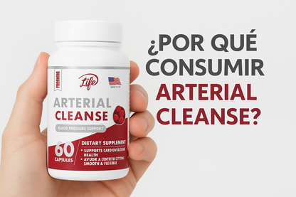 Arterial Cleanse – Limpieza Arterial y Apoyo a la Presión Sanguínea (90 cápsulas)