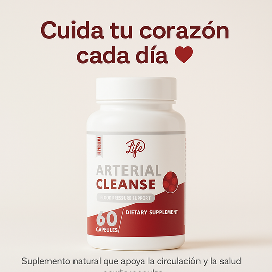 Arterial Cleanse – Limpieza Arterial y Apoyo a la Presión Sanguínea (90 cápsulas)