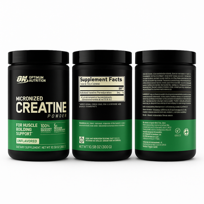🏋️‍♂️ Creatina Micronizada Optimum Nutrition – 10.58 oz (300g)