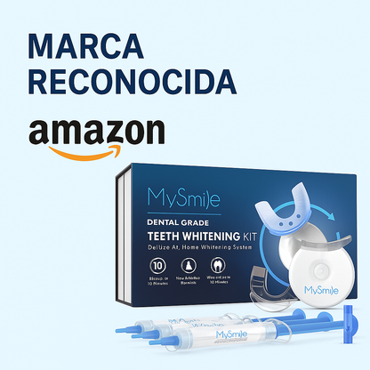 Kit Blanqueador Dental MySmile con Luz LED – Sonrisa Blanca en 10 Minutos