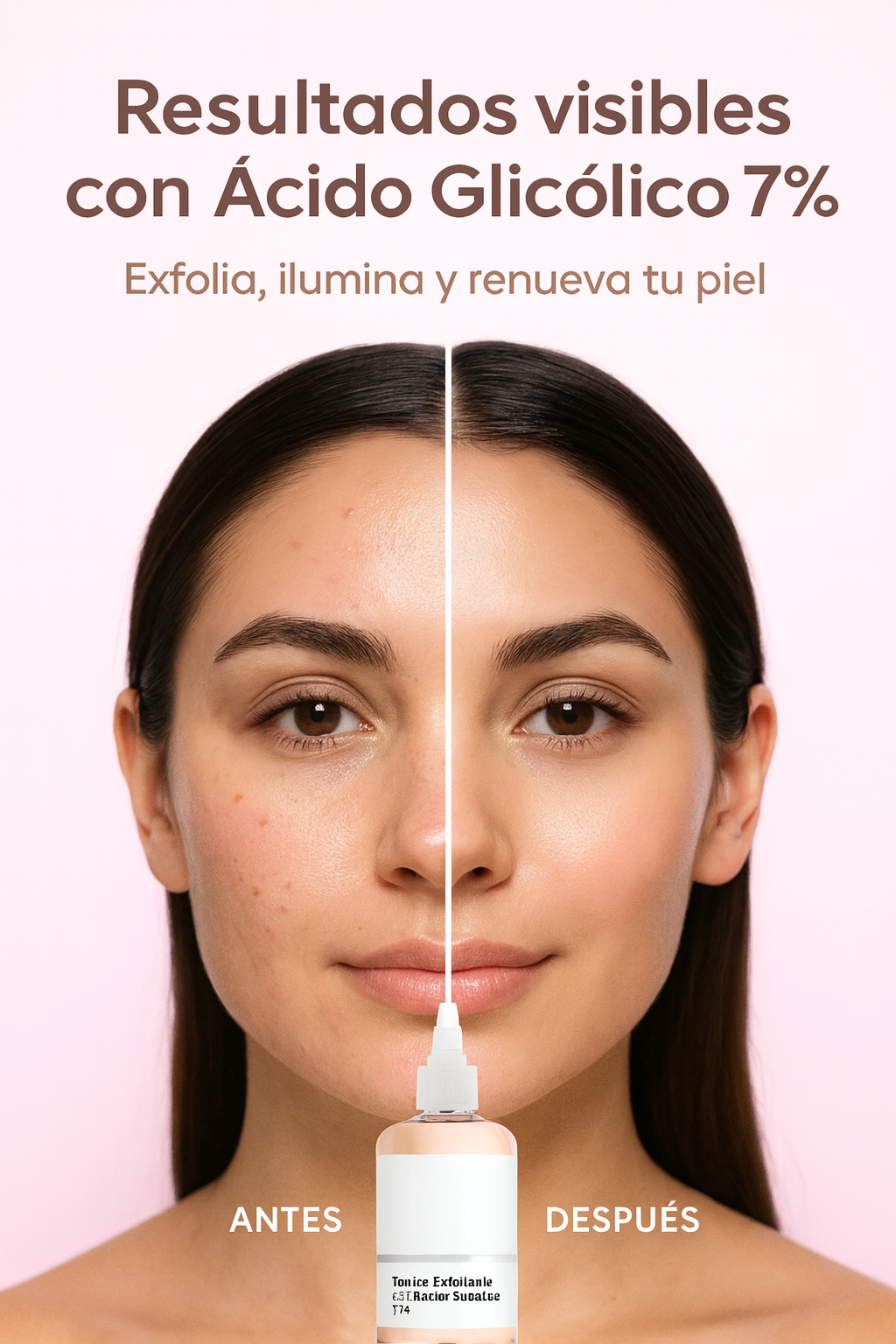 🧴 Tónico Exfoliante con Ácido Glicólico 7%