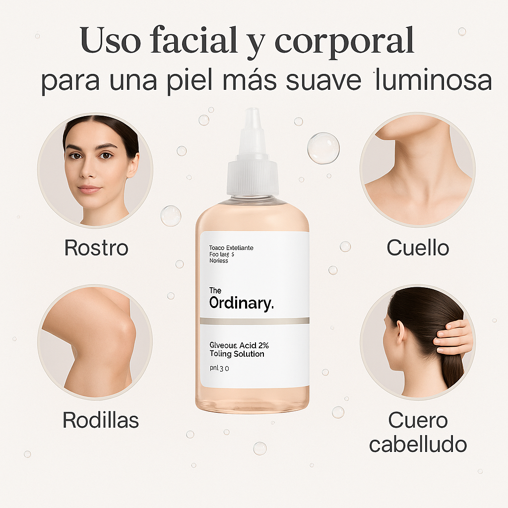 🧴 Tónico Exfoliante con Ácido Glicólico 7%