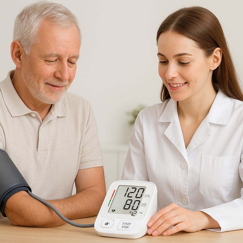 Monitor Electrónico de Presión Arterial de Brazo RS-5 | Digital Automático con Voz y Pantalla LCD