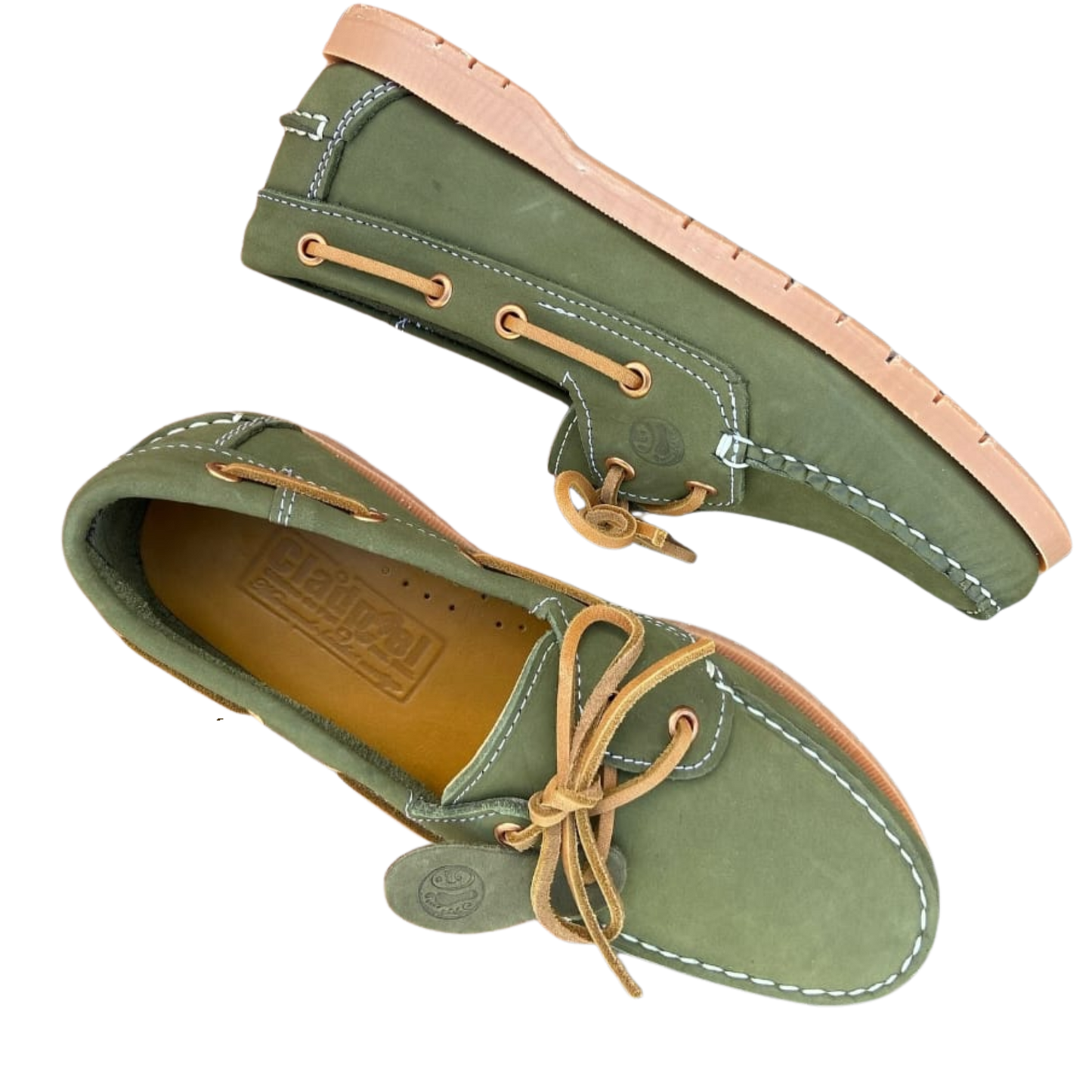 Zapato Nautico Verde P/Hombre