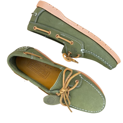 Zapato Nautico Verde P/Hombre