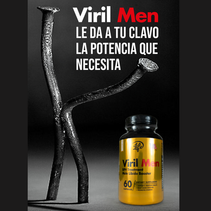 Viril Men 60 Cápsulas – Apoyo para la Salud Masculina y el Bienestar Reproductivo