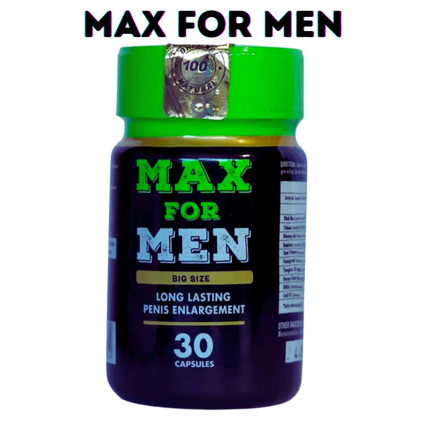 Max For Men 30 Capsulas