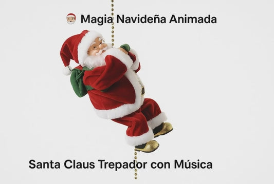 🎅 Papá Noel Trepador Animado – Magia Navideña en Movimiento