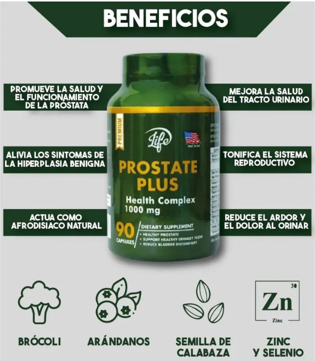 PROSTATE PLUS X 90 CÁPSULAS – Compras Facil Dominicanas