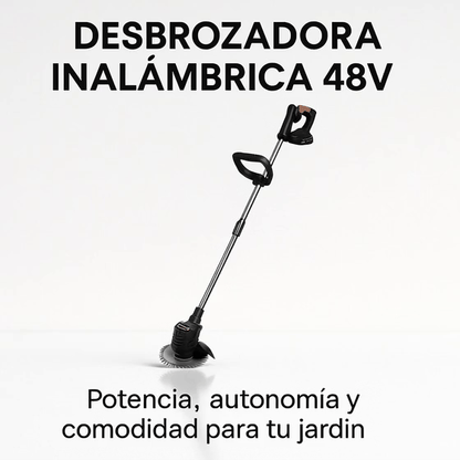 💪 Desbrozadora Inalámbrica 48V – Potencia sin límites para tu jardín 🌿